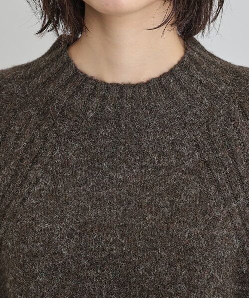 THE SHOP TK / ザ ショップ ティーケー ロング・マキシ丈ワンピース | ウール混杢調ハイネックワンピース | 詳細16