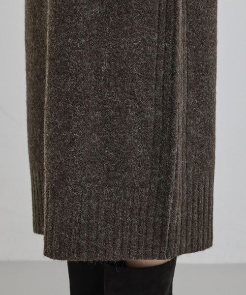 THE SHOP TK / ザ ショップ ティーケー ロング・マキシ丈ワンピース | ウール混杢調ハイネックワンピース | 詳細18