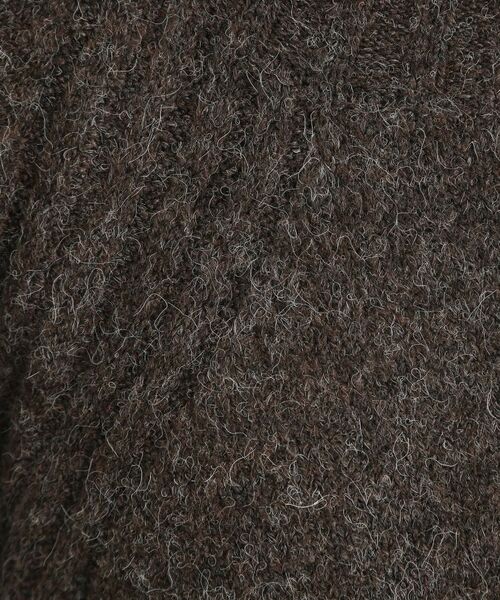 THE SHOP TK / ザ ショップ ティーケー ロング・マキシ丈ワンピース | ウール混杢調ハイネックワンピース | 詳細8