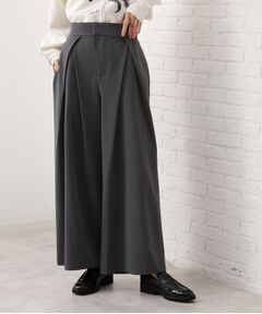 THE SHOP TK / ザ ショップ ティーケー パンツ | サス付きタックワイドパンツ