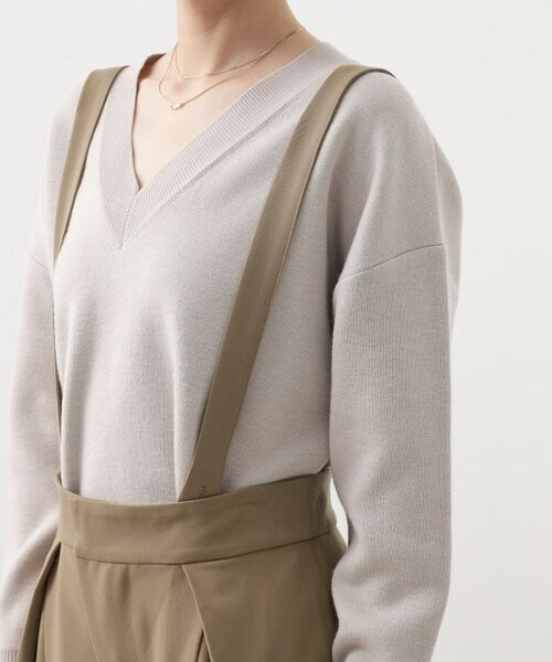 THE SHOP TK / ザ ショップ ティーケー パンツ | サス付きタックワイドパンツ | 詳細12