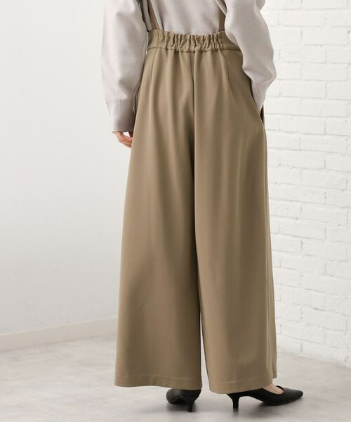 THE SHOP TK / ザ ショップ ティーケー パンツ | サス付きタックワイドパンツ | 詳細6