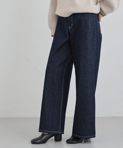 THE SHOP TK / ザ ショップ ティーケー デニムパンツ | 【Lee】デニムワイドパンツ | 詳細5
