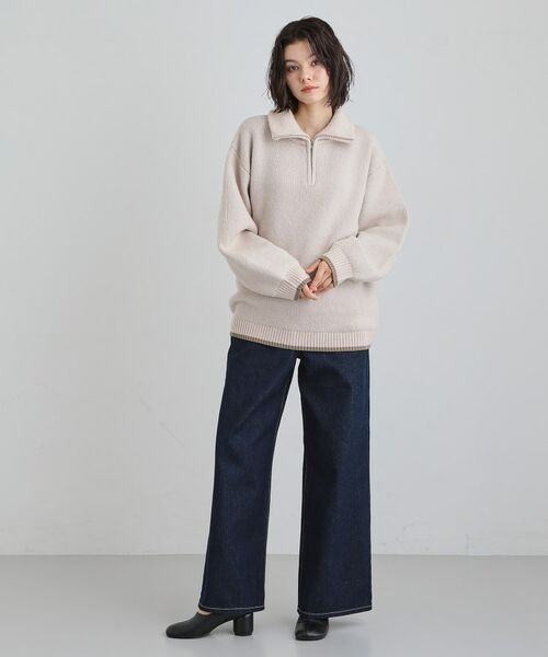 THE SHOP TK / ザ ショップ ティーケー デニムパンツ | 【Lee】デニムワイドパンツ | 詳細6