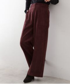 THE SHOP TK / ザ ショップ ティーケー パンツ | クラッシュベロアベーカーパンツ