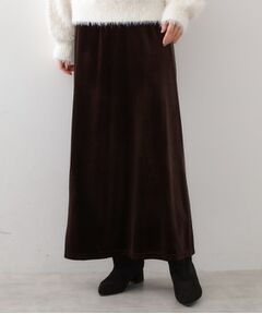 THE SHOP TK / ザ ショップ ティーケー ロング・マキシ丈スカート | ベロアナロースカート