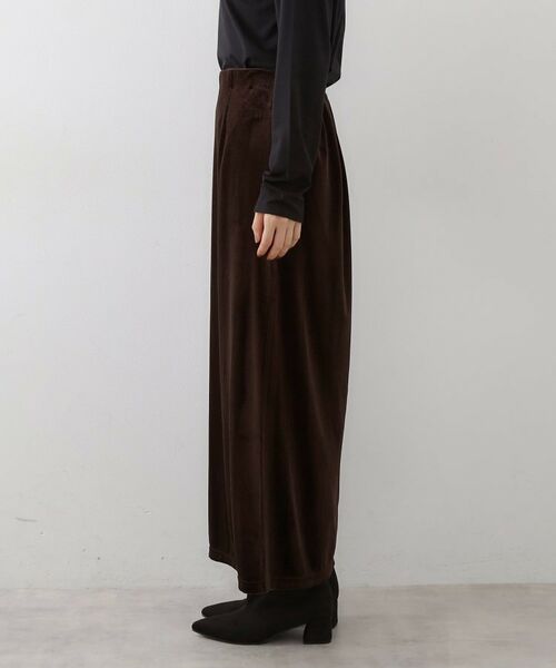 THE SHOP TK / ザ ショップ ティーケー ロング・マキシ丈スカート | ベロアナロースカート | 詳細10