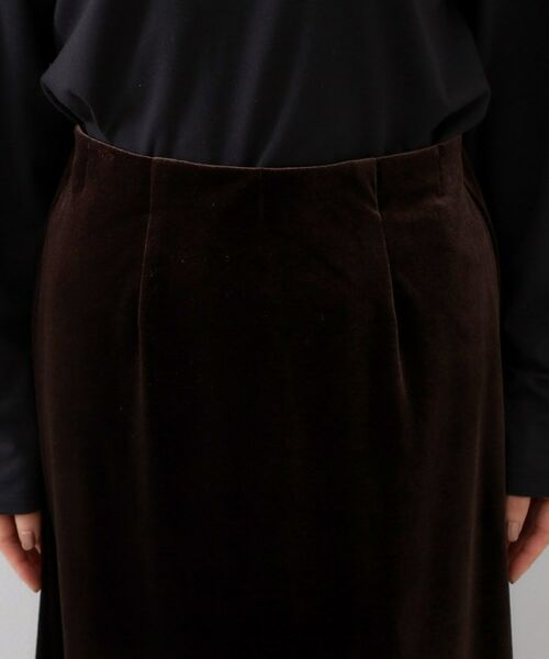 THE SHOP TK / ザ ショップ ティーケー ロング・マキシ丈スカート | ベロアナロースカート | 詳細12