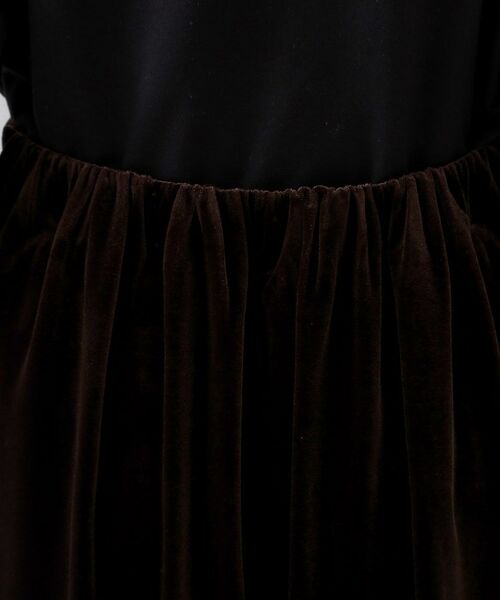 THE SHOP TK / ザ ショップ ティーケー ロング・マキシ丈スカート | ベロアナロースカート | 詳細13