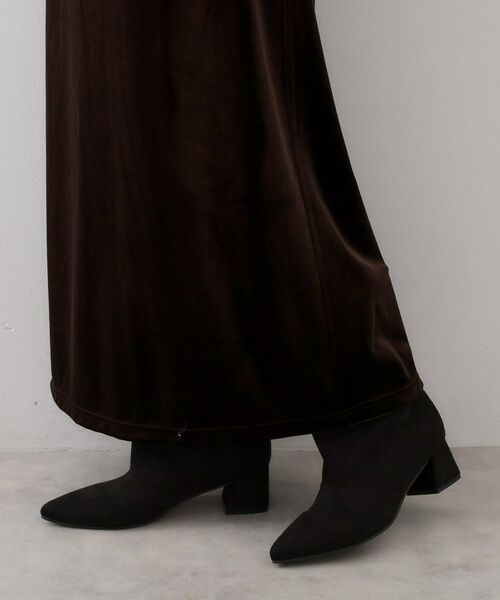 THE SHOP TK / ザ ショップ ティーケー ロング・マキシ丈スカート | ベロアナロースカート | 詳細14