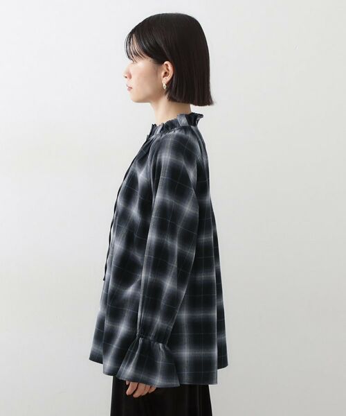 THE SHOP TK / ザ ショップ ティーケー シャツ・ブラウス | 起毛オンブレフリルブラウス | 詳細10