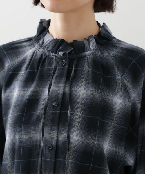 THE SHOP TK / ザ ショップ ティーケー シャツ・ブラウス | 起毛オンブレフリルブラウス | 詳細12