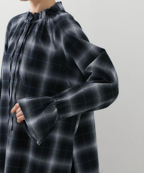 THE SHOP TK / ザ ショップ ティーケー シャツ・ブラウス | 起毛オンブレフリルブラウス | 詳細14