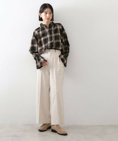 THE SHOP TK / ザ ショップ ティーケー シャツ・ブラウス | 起毛オンブレフリルブラウス | 詳細3