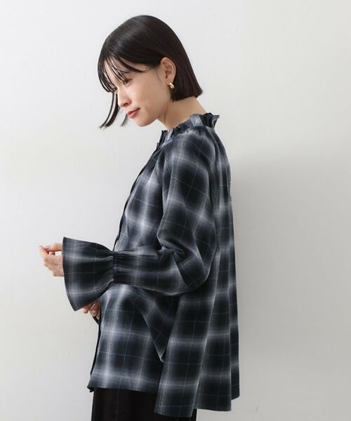 THE SHOP TK / ザ ショップ ティーケー シャツ・ブラウス | 起毛オンブレフリルブラウス | 詳細6