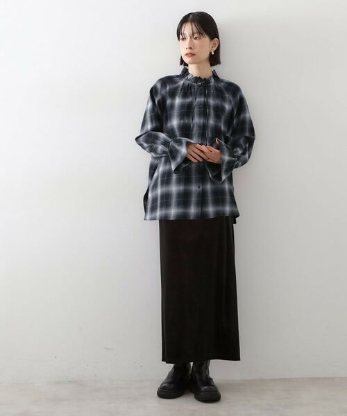 THE SHOP TK / ザ ショップ ティーケー シャツ・ブラウス | 起毛オンブレフリルブラウス | 詳細7