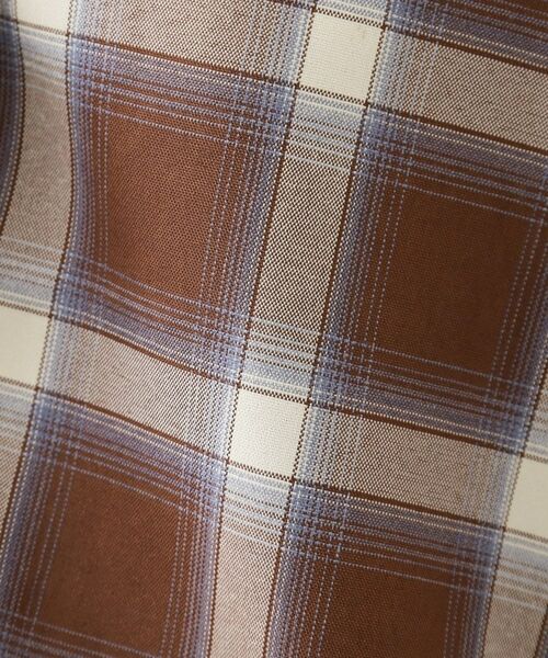 THE SHOP TK / ザ ショップ ティーケー シャツ・ブラウス | 【即戦力/軽羽織】チェックドルマンシャツ | 詳細8