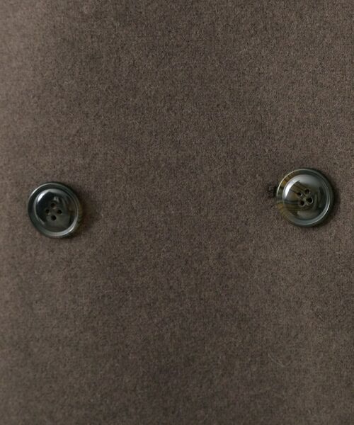 THE SHOP TK / ザ ショップ ティーケー ピーコート | 柔らかで大人上品 ジャージメルトンPコート | 詳細8