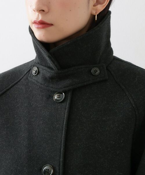 THE SHOP TK / ザ ショップ ティーケー その他アウター | ジャージメルトンスタンドカラーコート | 詳細14