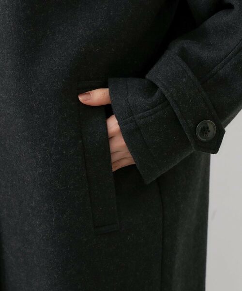 THE SHOP TK / ザ ショップ ティーケー その他アウター | ジャージメルトンスタンドカラーコート | 詳細17