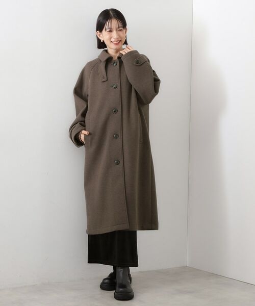 THE SHOP TK / ザ ショップ ティーケー その他アウター | ジャージメルトンスタンドカラーコート | 詳細5