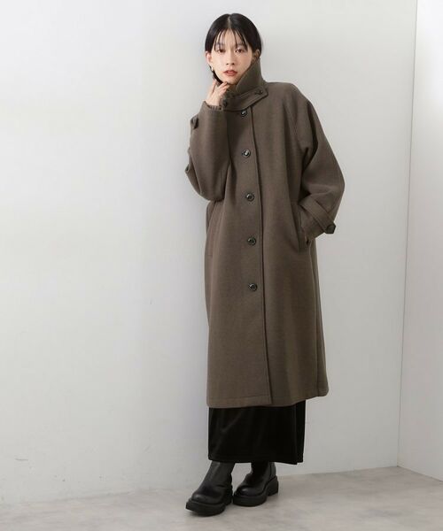 THE SHOP TK / ザ ショップ ティーケー その他アウター | ジャージメルトンスタンドカラーコート | 詳細6