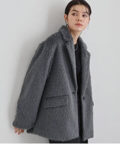 THE SHOP TK / ザ ショップ ティーケー その他アウター | 纏うだけで大人上品 シャギーチェスターハーフコート