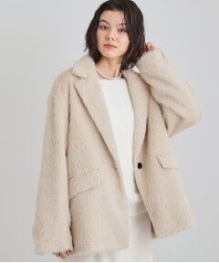 THE SHOP TK / ザ ショップ ティーケー その他アウター | 纏うだけで大人上品 シャギーチェスターハーフコート