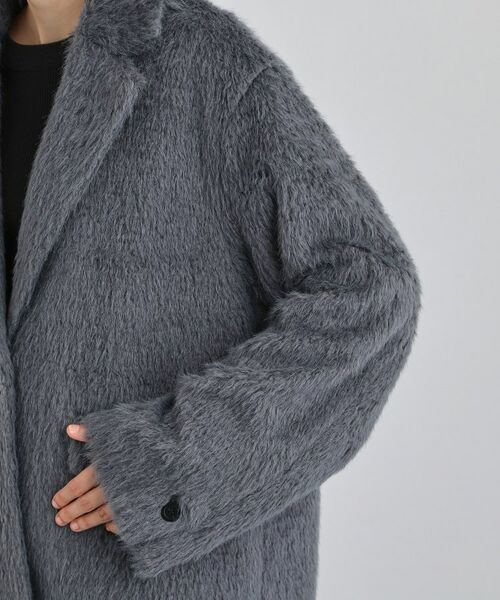 THE SHOP TK / ザ ショップ ティーケー その他アウター | 纏うだけで大人上品 シャギーチェスターハーフコート | 詳細13