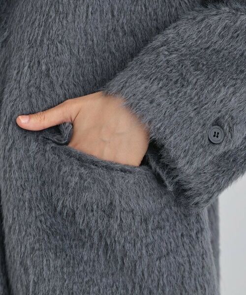 THE SHOP TK / ザ ショップ ティーケー その他アウター | 纏うだけで大人上品 シャギーチェスターハーフコート | 詳細14