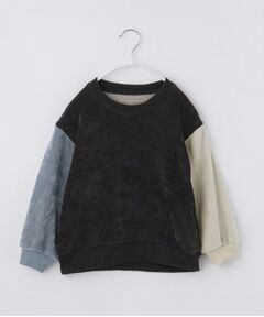 THE SHOP TK / ザ ショップ ティーケー カットソー | 【110-160】ベロアモールプルオーバー