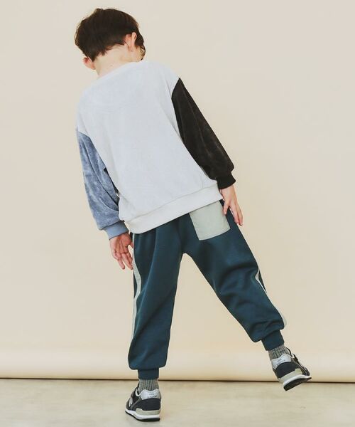 THE SHOP TK / ザ ショップ ティーケー カットソー | 【110-160】ベロアモールプルオーバー | 詳細4