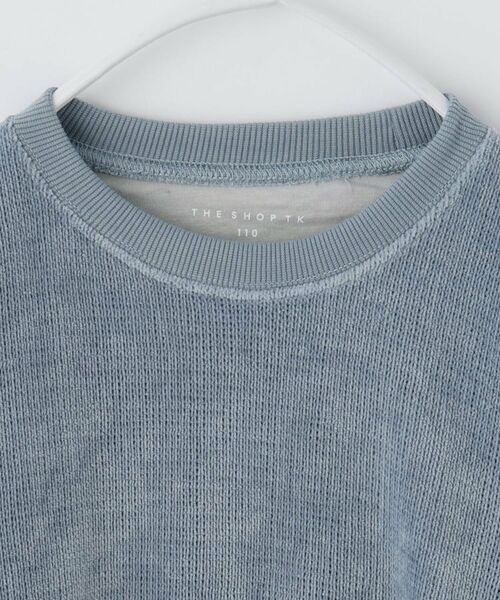 THE SHOP TK / ザ ショップ ティーケー カットソー | 【110-160】ベロアモールプルオーバー | 詳細7