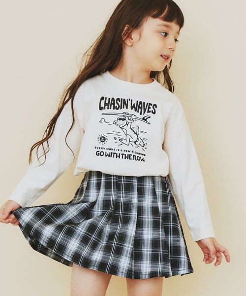 THE SHOP TK / ザ ショップ ティーケー Tシャツ | 【110-160】プリント長袖Tシャツ | 詳細12