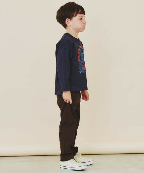 THE SHOP TK / ザ ショップ ティーケー Tシャツ | 【110-160】プリント長袖Tシャツ | 詳細5