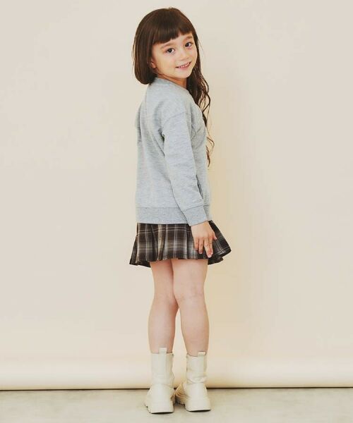 THE SHOP TK / ザ ショップ ティーケー ミニ・ひざ丈スカート | 【110-160】チェックスカートパンツ | 詳細3