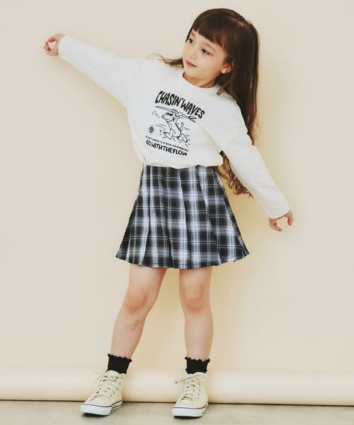 THE SHOP TK / ザ ショップ ティーケー ミニ・ひざ丈スカート | 【110-160】チェックスカートパンツ | 詳細6