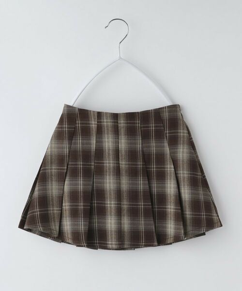 THE SHOP TK / ザ ショップ ティーケー ミニ・ひざ丈スカート | 【110-160】チェックスカートパンツ | 詳細9