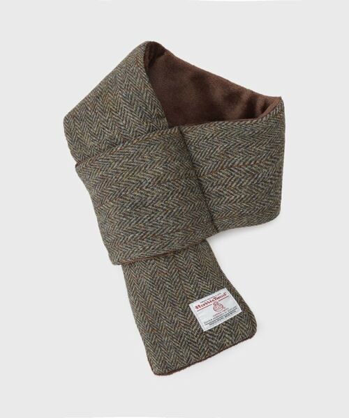 THE SHOP TK / ザ ショップ ティーケー マフラー・ショール・スヌード・ストール | 【HARRIS TWEED／ハリスツイード】中綿入り差込マフラー | 詳細1