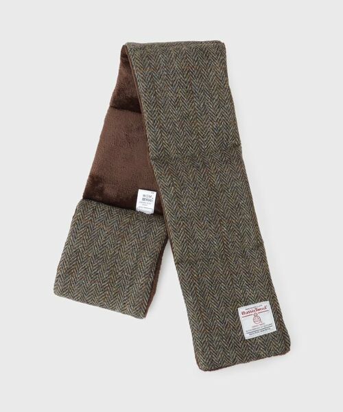 THE SHOP TK / ザ ショップ ティーケー マフラー・ショール・スヌード・ストール | 【HARRIS TWEED／ハリスツイード】中綿入り差込マフラー | 詳細2