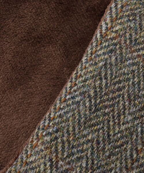 THE SHOP TK / ザ ショップ ティーケー マフラー・ショール・スヌード・ストール | 【HARRIS TWEED／ハリスツイード】中綿入り差込マフラー | 詳細5