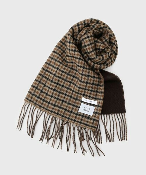 THE SHOP TK / ザ ショップ ティーケー マフラー・ショール・スヌード・ストール | ウールリバーシブルマフラー | 詳細2