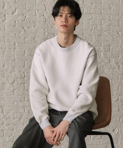 THE SHOP TK / ザ ショップ ティーケー ニット・セーター | 【大人の上品カジュアルを叶える】ハグするニット 洗濯機OK／6色展開 | 詳細2