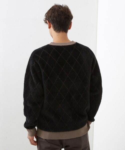 THE SHOP TK / ザ ショップ ティーケー ニット・セーター | 【ふんわり心地いい肌触り】 ダイヤ柄シャギーニット | 詳細30