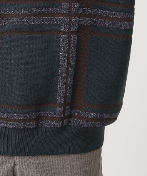 THE SHOP TK / ザ ショップ ティーケー ニット・セーター | チェックジャカードニット【洗濯機OK】 | 詳細22