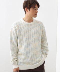 THE SHOP TK / ザ ショップ ティーケー ニット・セーター | バーズアイグラデーションニット 洗濯機OK／ユニセックスでおすすめ！