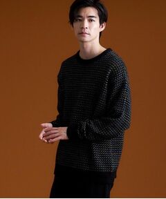 THE SHOP TK / ザ ショップ ティーケー ニット・セーター | バーズアイグラデーションニット 洗濯機OK／ユニセックスでおすすめ！