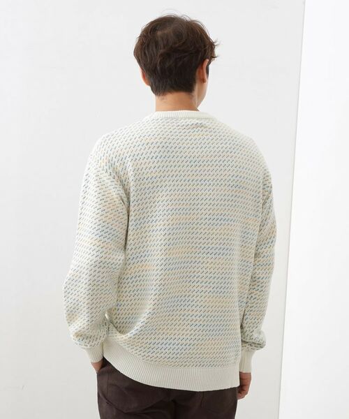 THE SHOP TK / ザ ショップ ティーケー ニット・セーター | バーズアイグラデーションニット 洗濯機OK／ユニセックスでおすすめ！ | 詳細11