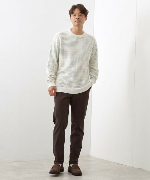 THE SHOP TK / ザ ショップ ティーケー ニット・セーター | バーズアイグラデーションニット 洗濯機OK／ユニセックスでおすすめ！ | 詳細12