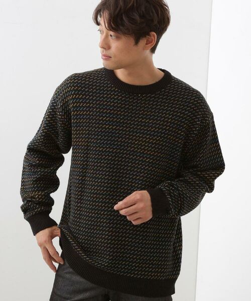 THE SHOP TK / ザ ショップ ティーケー ニット・セーター | バーズアイグラデーションニット 洗濯機OK／ユニセックスでおすすめ！ | 詳細14